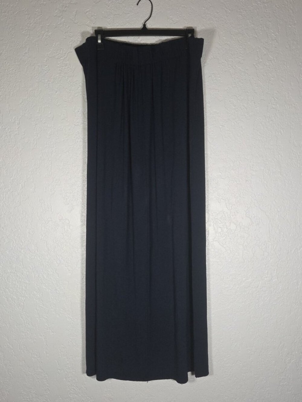 Cabi Women Skirt Navy Maritime Maxi Style 358 Pull On Elastic Waist Size Large